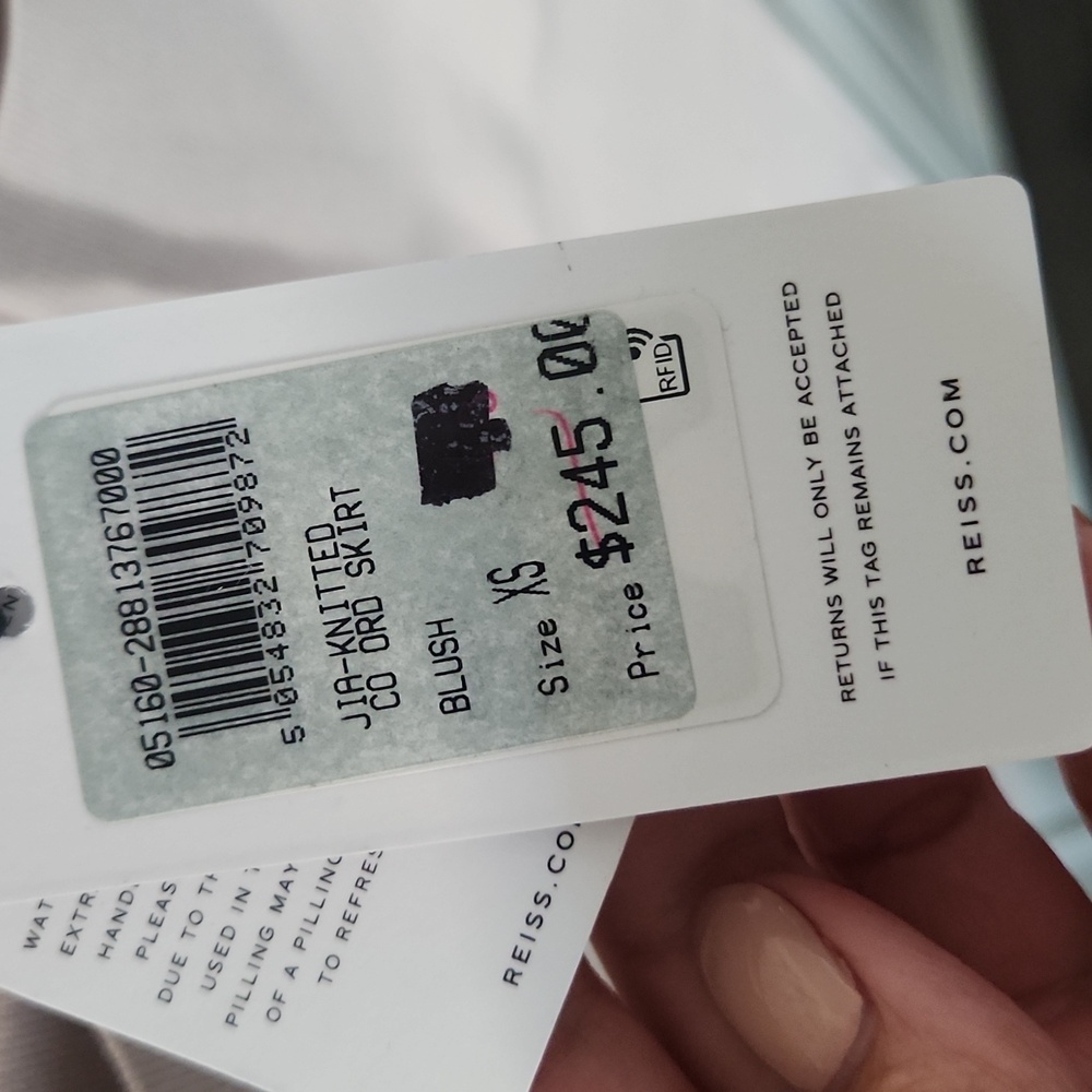 NWT REISS | $245 Jia Knit Skirt - Picture 8 of 8